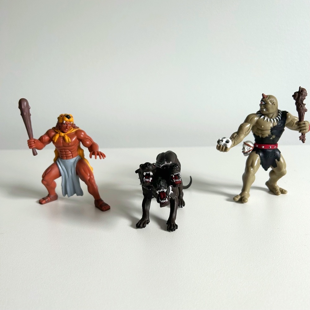 Papo Schilling Mythological Creatures Prehistoric Man PVC Figures Set of 3